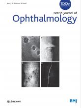 British Journal of Ophthalmology: 100 (1)
