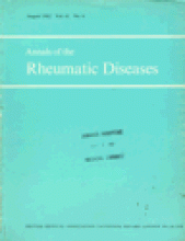 Annals of the Rheumatic Diseases: 41 (4)