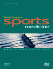 British Journal of Sports Medicine: 39 (1)