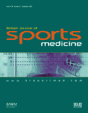 British Journal of Sports Medicine: 39 (9)