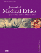 Journal of Medical Ethics: 30 (4)