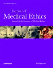 Journal of Medical Ethics: 36 (2)