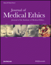Journal of Medical Ethics: 38 (2)