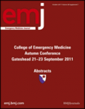 Emergency Medicine Journal: 28 (Suppl 1)