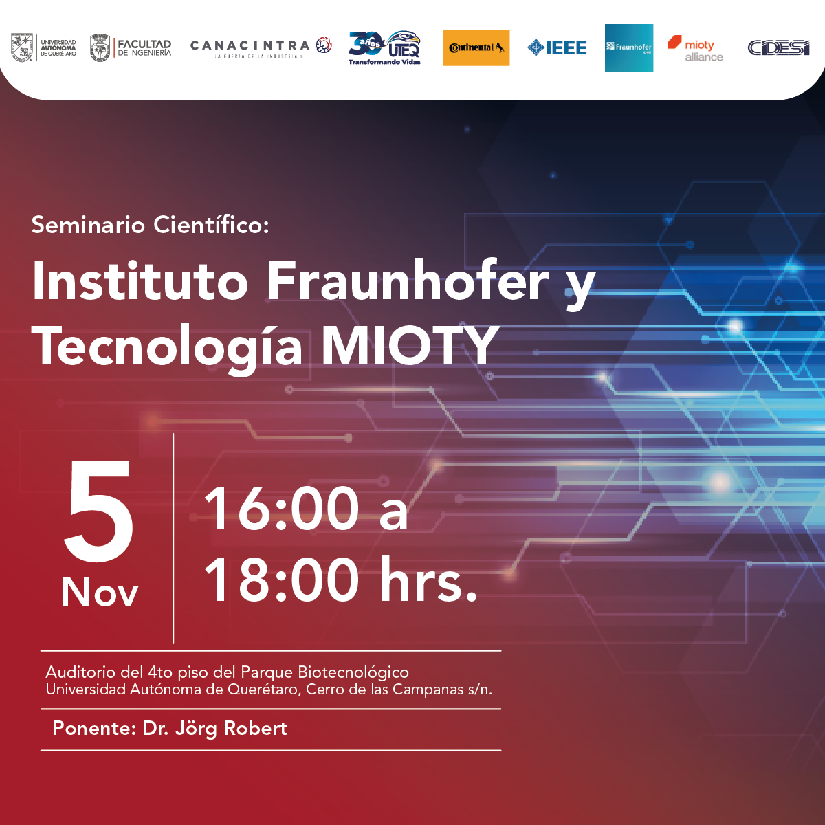 Seminario Científico: Instituto Fraunhofer y Tecnología MIOTY