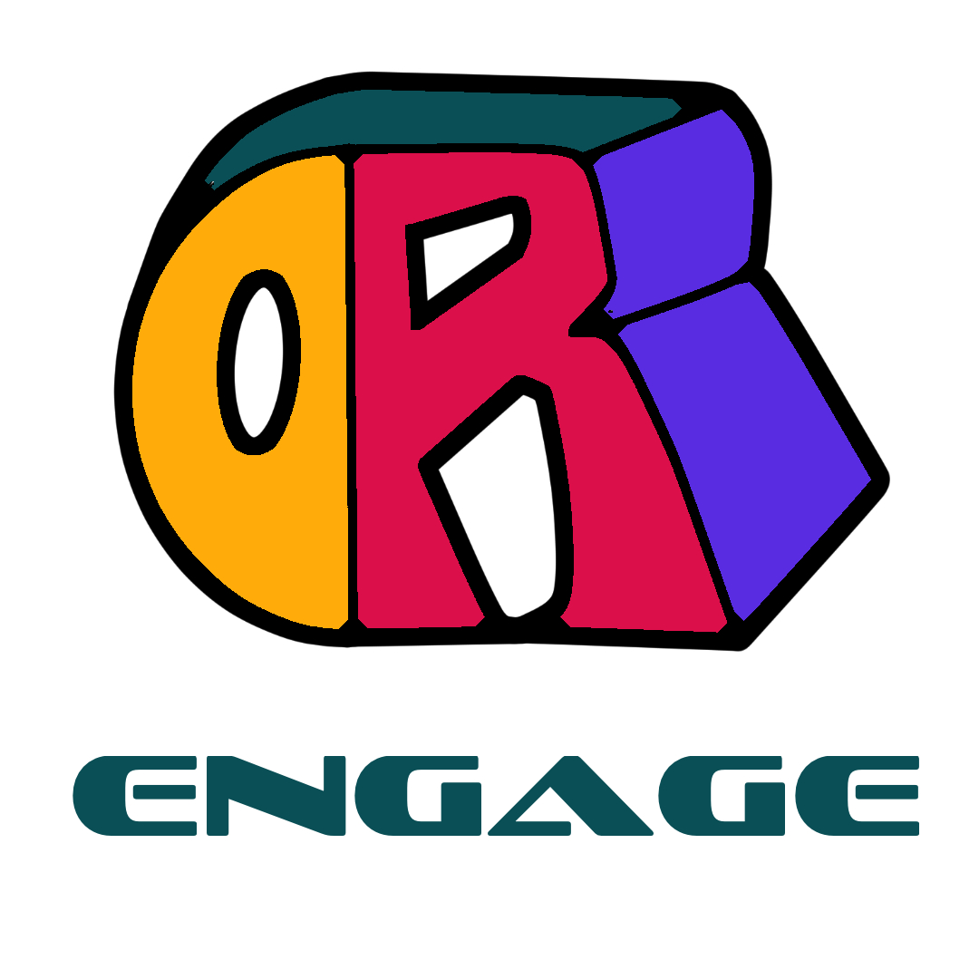 ORI logo with the word engage beneath.