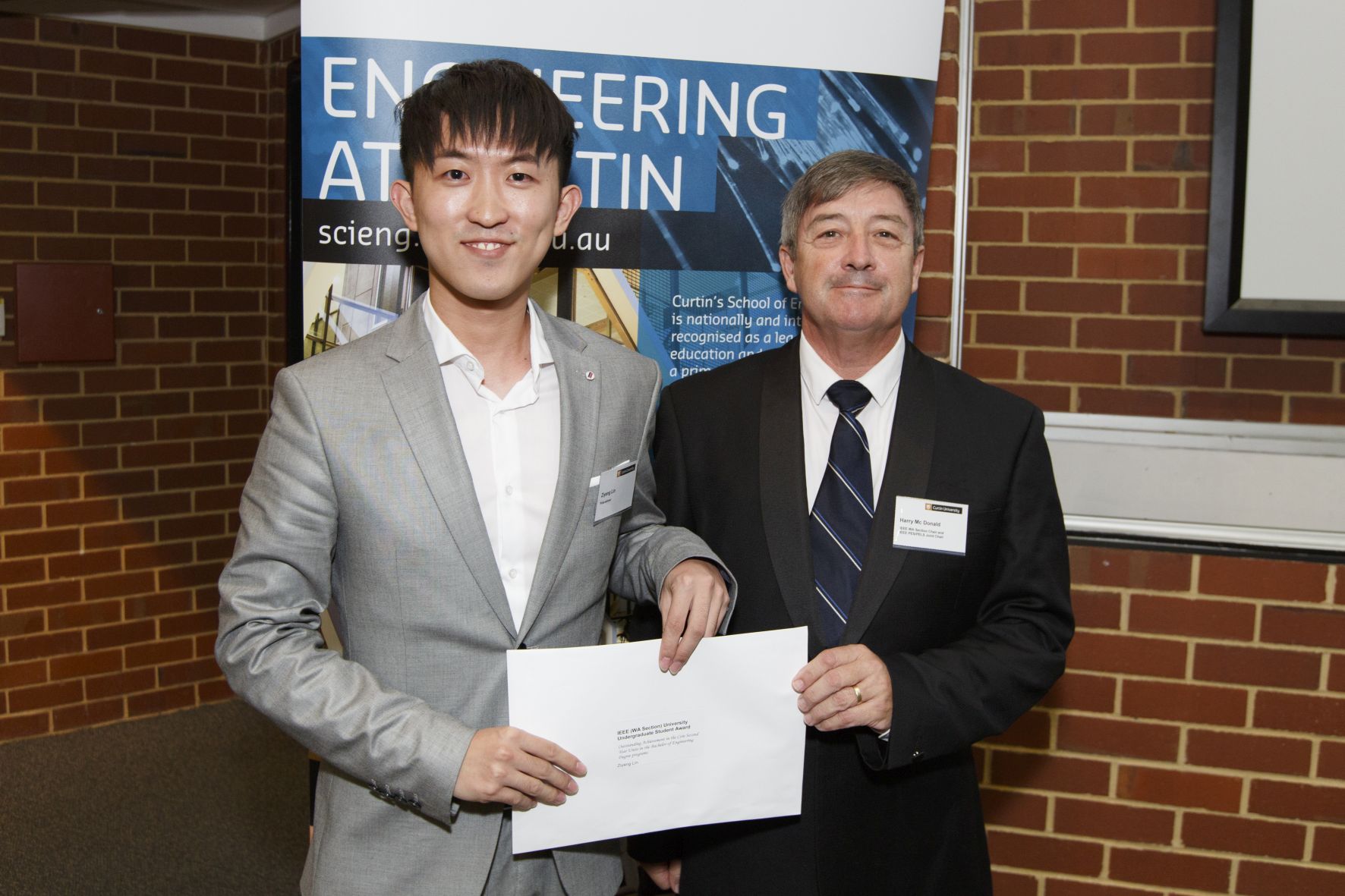 Prize presentation