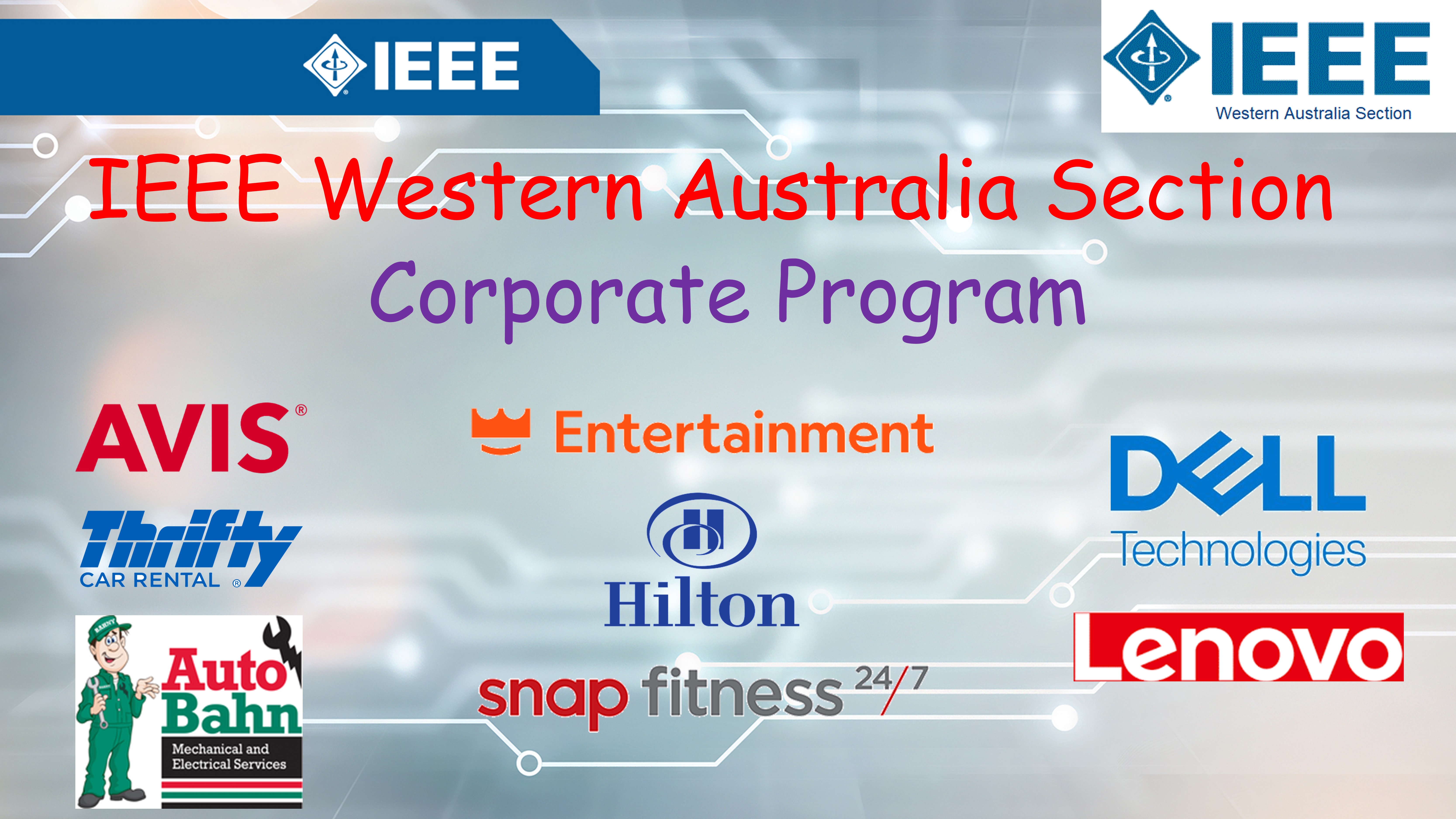 IEEE WA Section member benfits