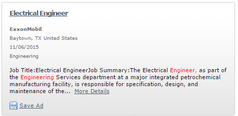 IEEE Job - ExxonMobil